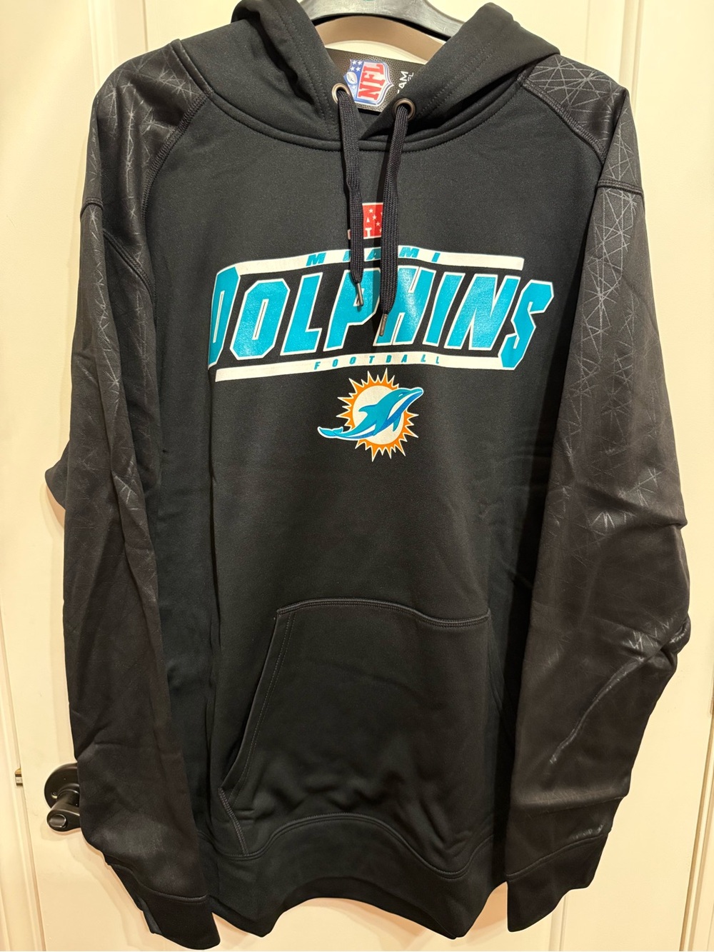 Majestic Miami Dolphins Black Pullover Hoodie